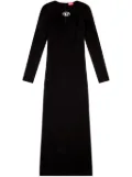 Diesel D-Ams logo-plaque dress - Black