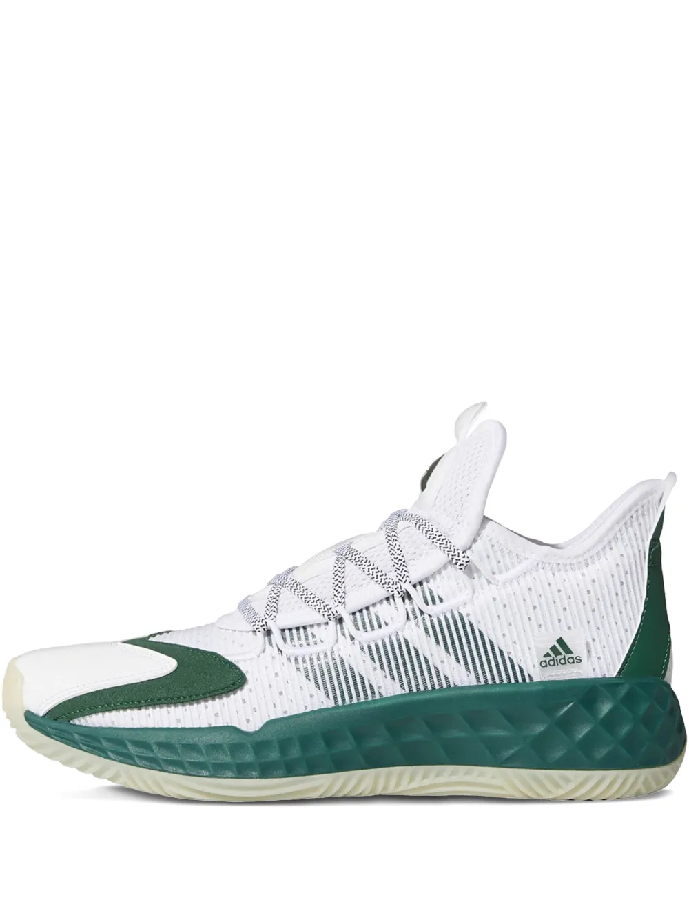 adidas Pro Boost Low "White Dark Green" sneakers - Weiß
