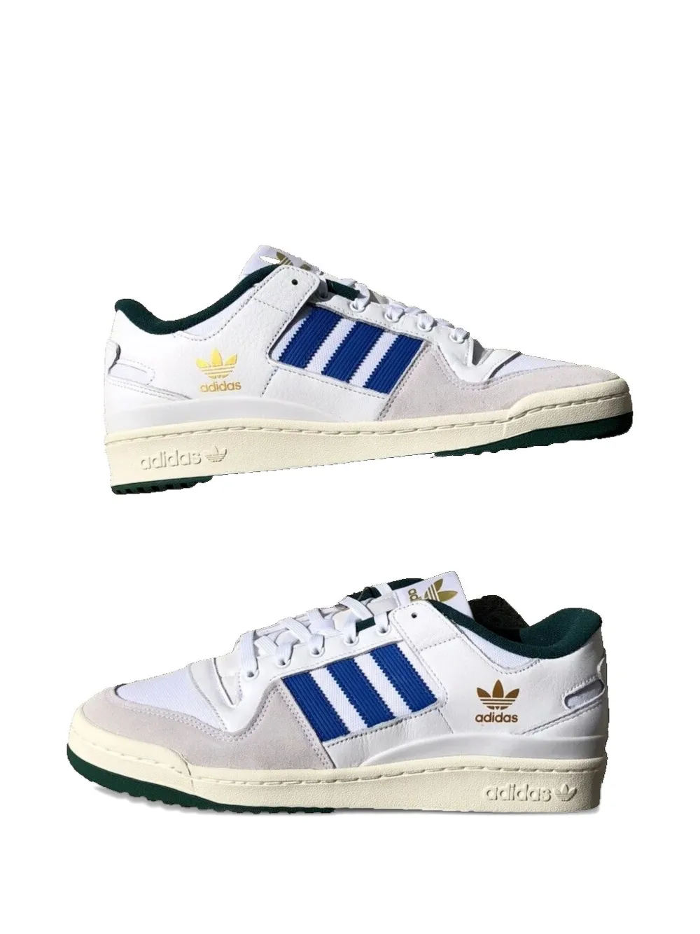 Adidas Originals Forum 84 Low Adv "white/blue Bird" Sneakers In White