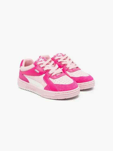 Palm Angels Kids tenis con agujetas y perforaciones
