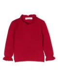 Mariella Ferrari ruffle-trim jumper - Red