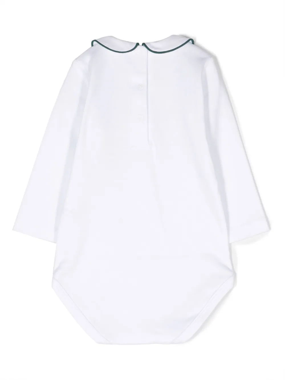 Mariella Ferrari contrasting-trim cotton bodysuit - Wit
