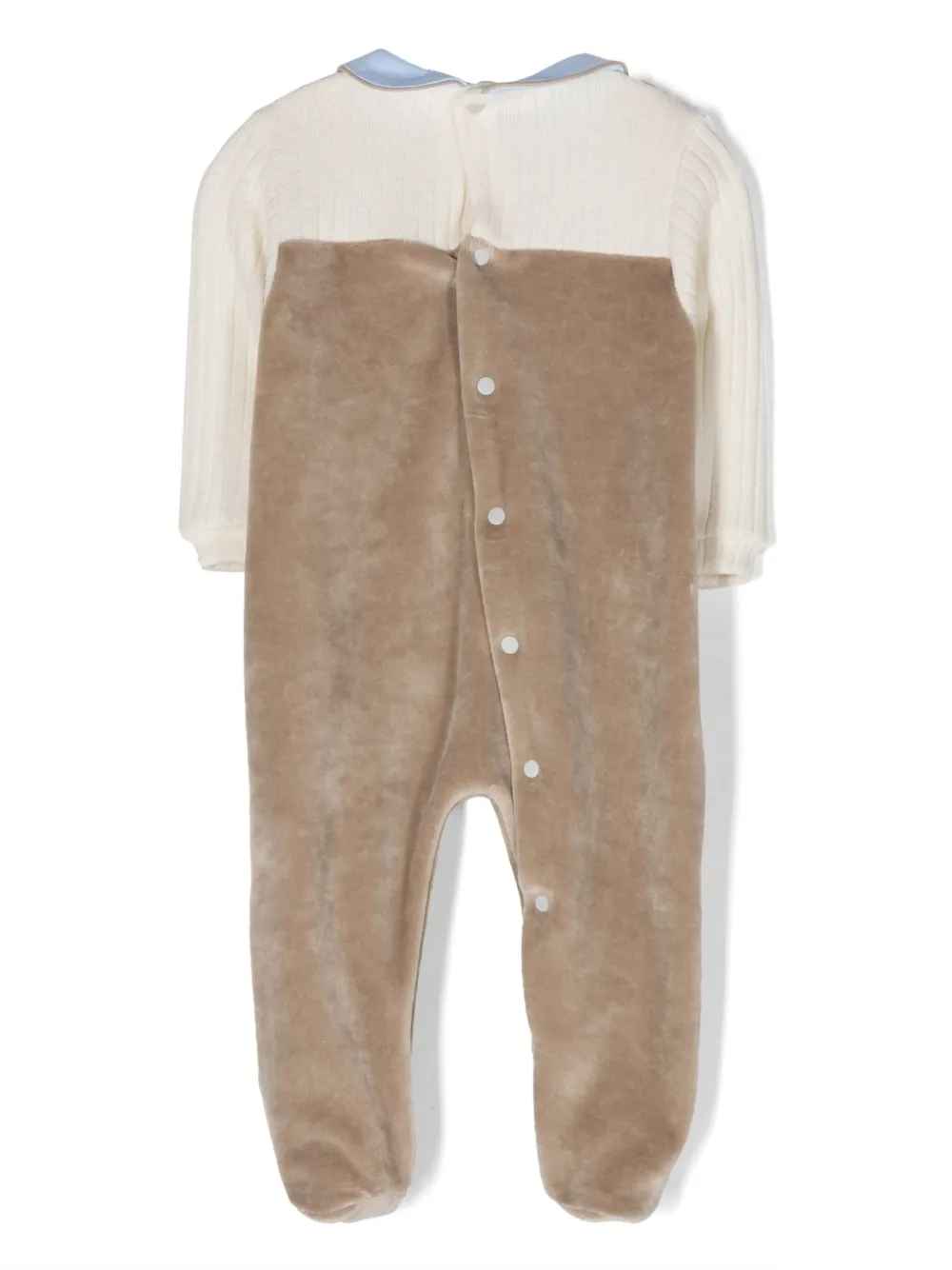 La Stupenderia bib-collar cotton-blend body - Beige