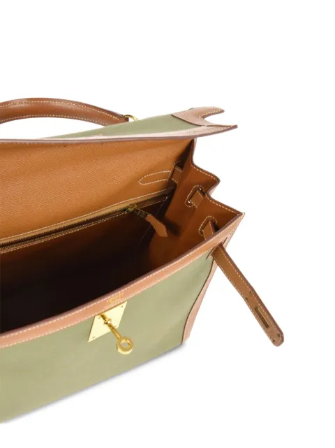 Hermès Pre-Owned 1995 Kelly 32 Sellier two-way handbag Y9 - 3