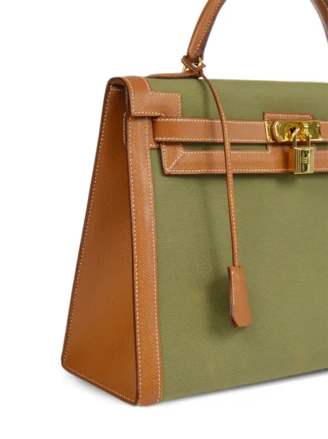 Hermès Pre-Owned 1995 Kelly 32 Sellier two-way handbag Y9 - 2