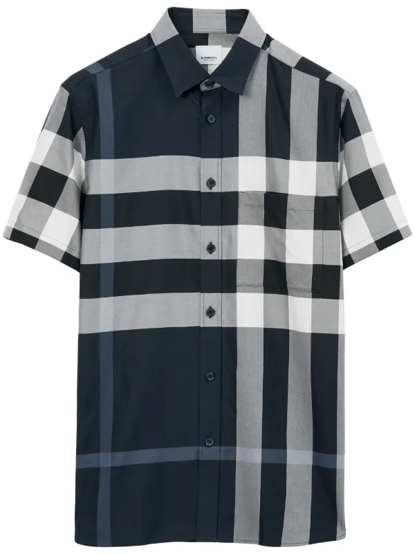 Burberry Overhemd Met Korte Mouwen Farfetch
