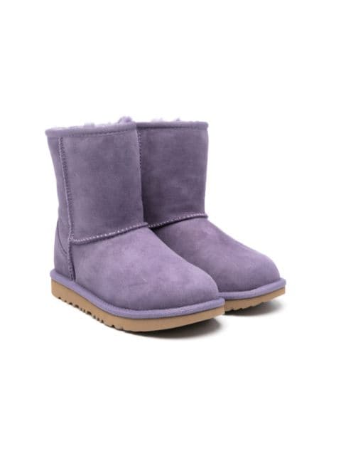 UGG Kids Classic II ankle-length suede boots