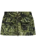 Diesel O-Mirty cargo mini skirt - Green