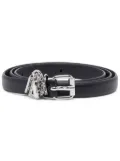 Diesel B-Charm-Loop leather belt - Black