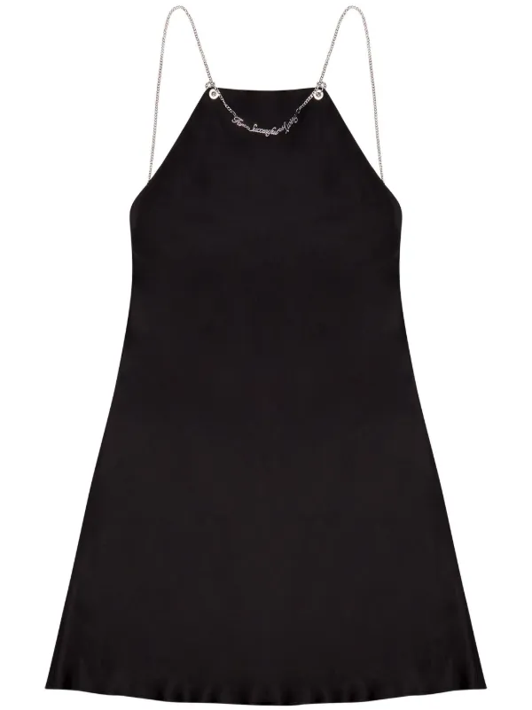 diesel halter dress D-TRU Woman: Long ruched metallic halterneck dress