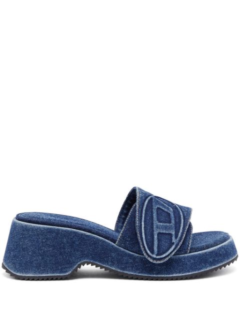 Diesel Sa-Oval D Pf W denim sandals