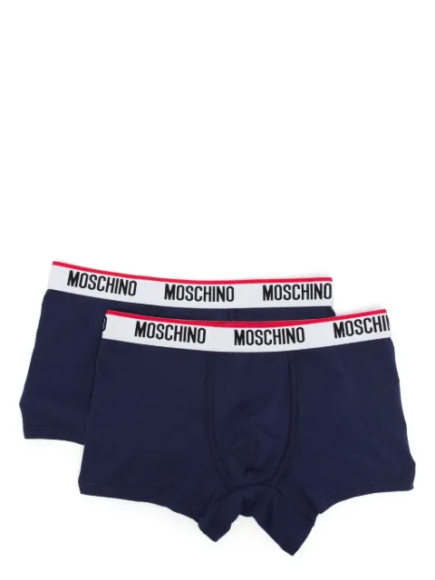 Moschino logo-waistband boxer pack (pack of two)