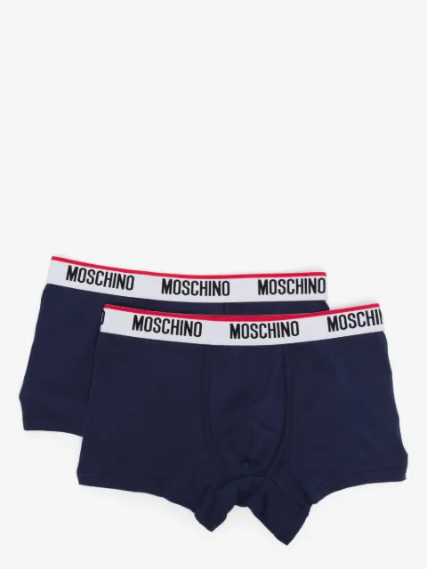 Moschino logo-waistband boxer pack (pack of two)
