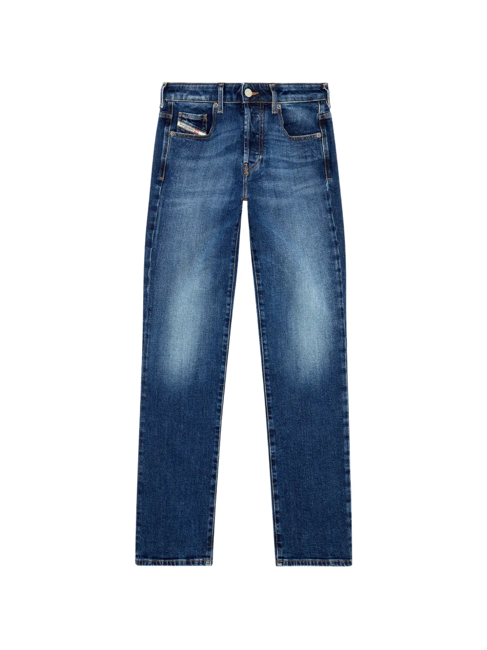 Diesel 1989 D-Mine 09i28 straight jeans Blauw