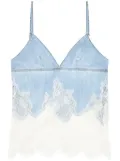 Diesel DE-MONY-S DENIM CAMI W LACE INSERT - Blue