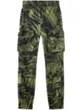 Diesel P-Mirow zebra-print trousers - Green
