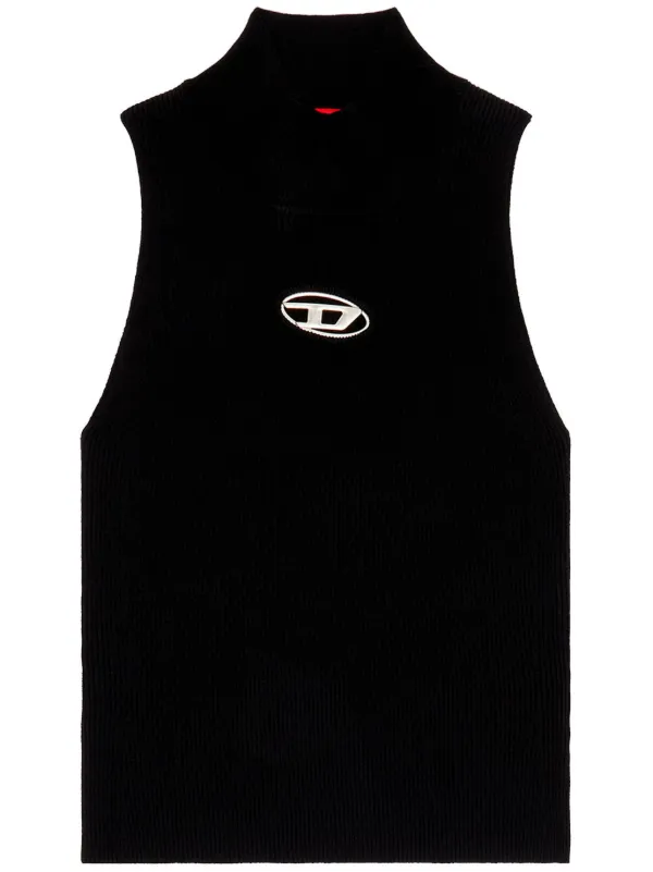 Diesel M-Onervax モックネック トップ | ブラック | FARFETCH JP