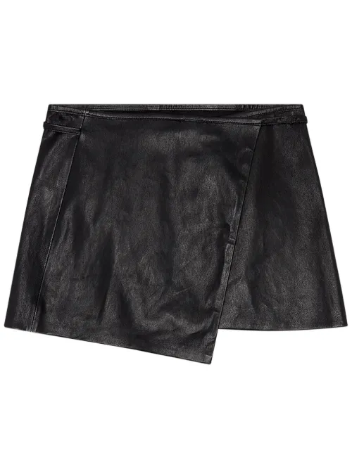 Jupe L-Kesselle en cuir - Diesel - Modalova