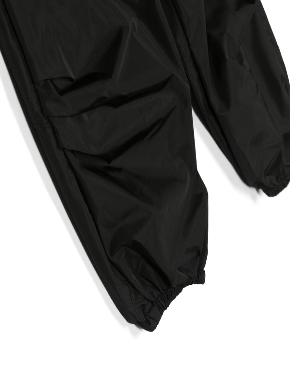 Shop Douuod Zip-pocket Elasticated-waist Trousers In Black