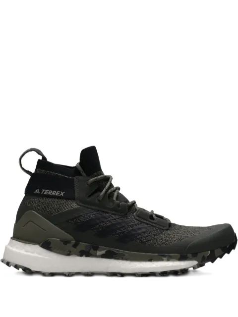 adidas Gore-TEX Free Hiker "Raw Khaki / Core Black / St Desert Sand" sneakers