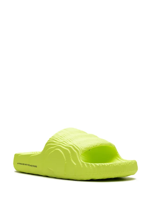 Adidas Adilette 22 Solar Yellow Slides Green FARFETCH BH