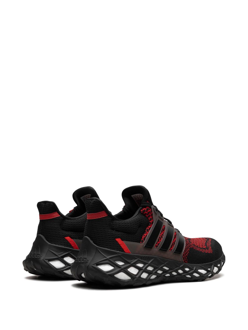 Adidas black and red running shoes on sale