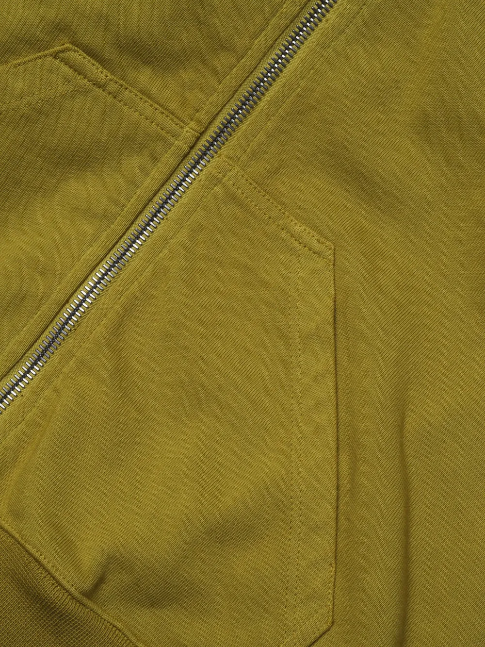 Shop Rick Owens Mountain Zip-up Hoodie In Green