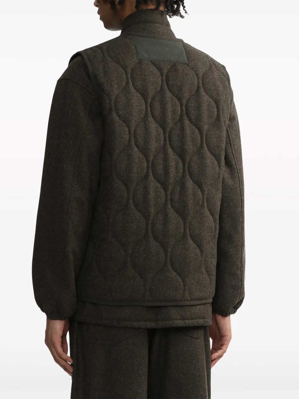 Comme des garcons 2025 quilted jacket zip