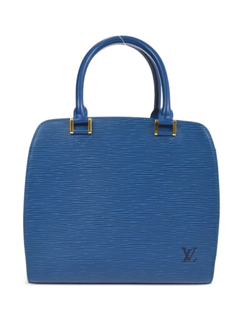 Pre-owned Louis Vuitton 1997  Pont Neuf Handbag In Blue