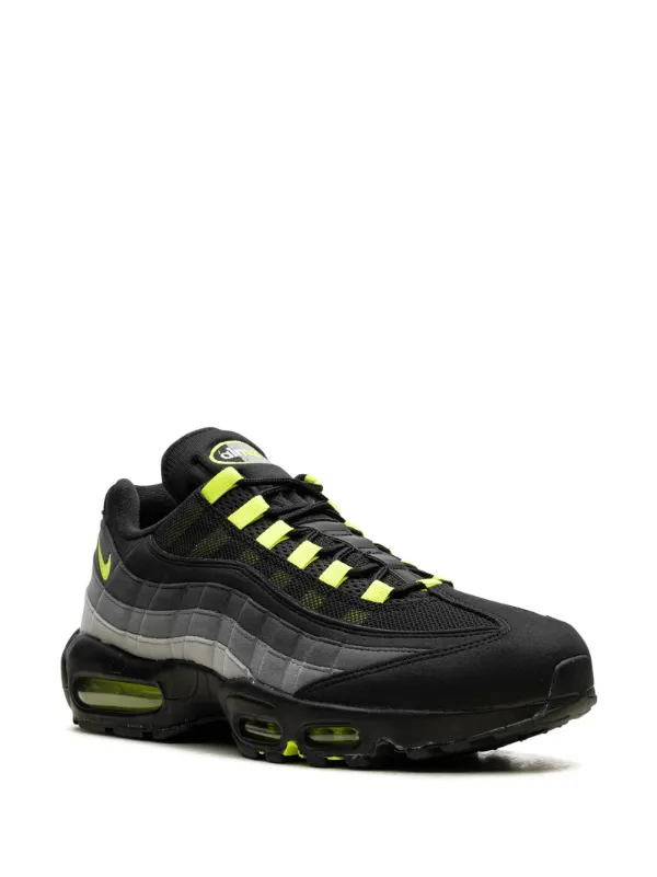 Nike Air Max 95 Black Neon Sneakers Black FARFETCH AO