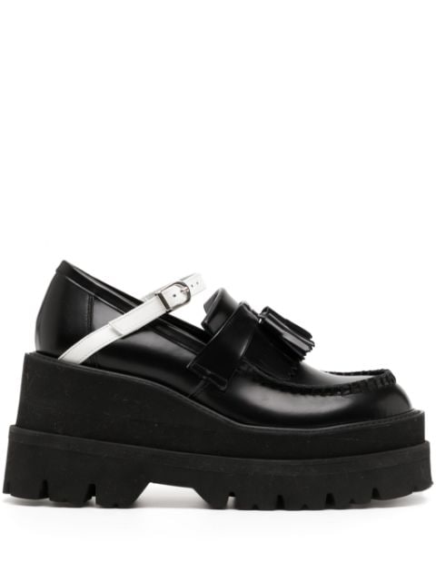 Undercover 95mm tassel-detail leather loafers 