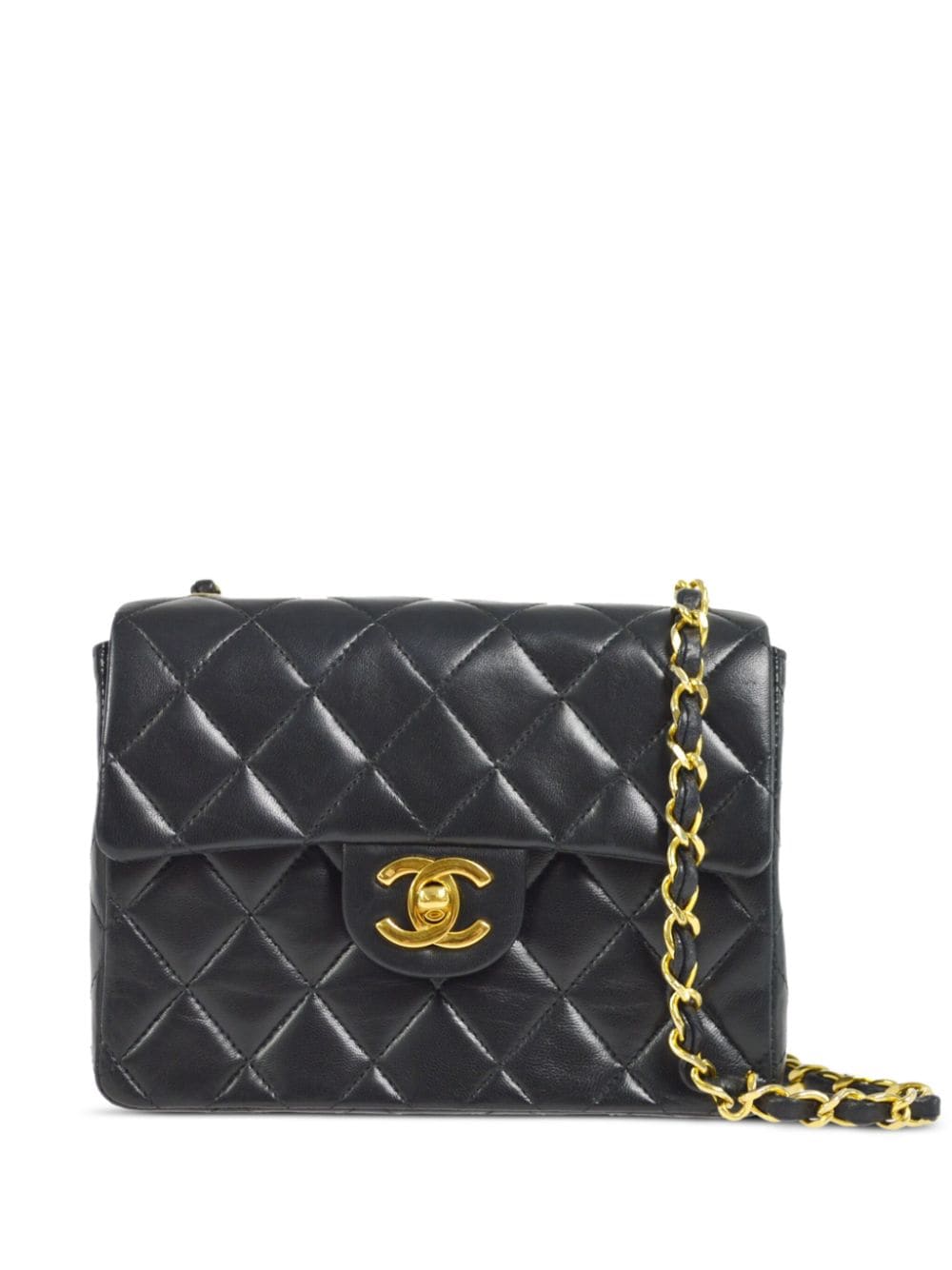 CHANEL Pre-Owned 1985-1990 Mini Square Classic Flap Shoulder Bag 