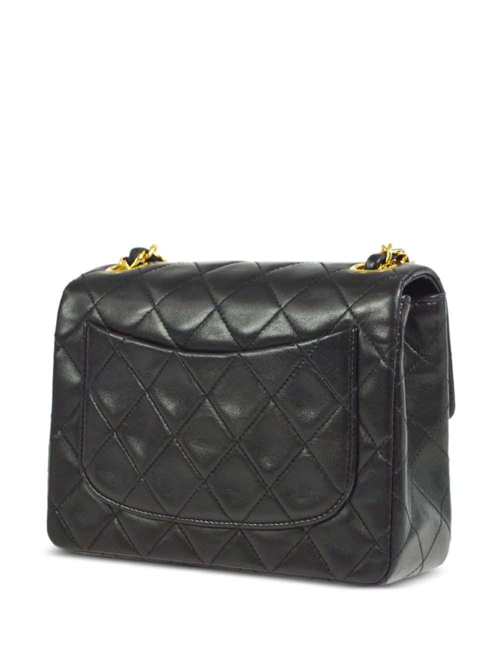 CHANEL Pre-Owned 1992 mini-schoudertas met overslag - Zwart