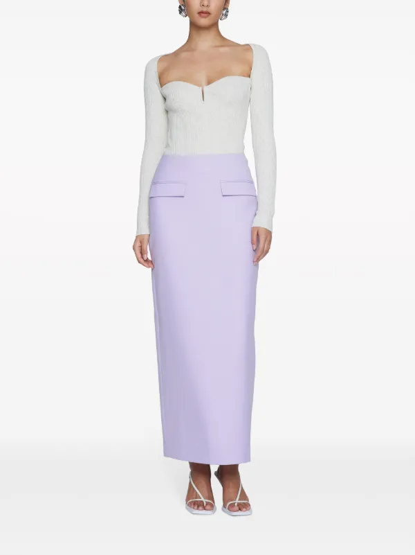 Anna Quan Nadia zip up Maxi Skirt Farfetch