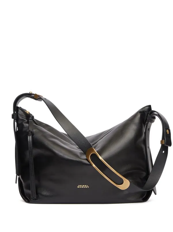 ISABEL MARANT レザーショルダーバッグ | ブラック | FARFETCH JP 