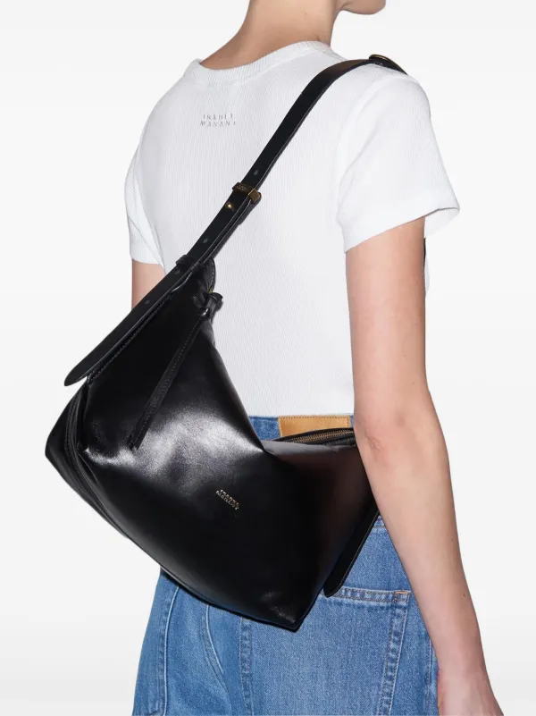 ISABEL MARANT レザーショルダーバッグ | ブラック | FARFETCH JP 