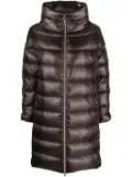 Herno Matilde funnel-neck padded coat - Brown