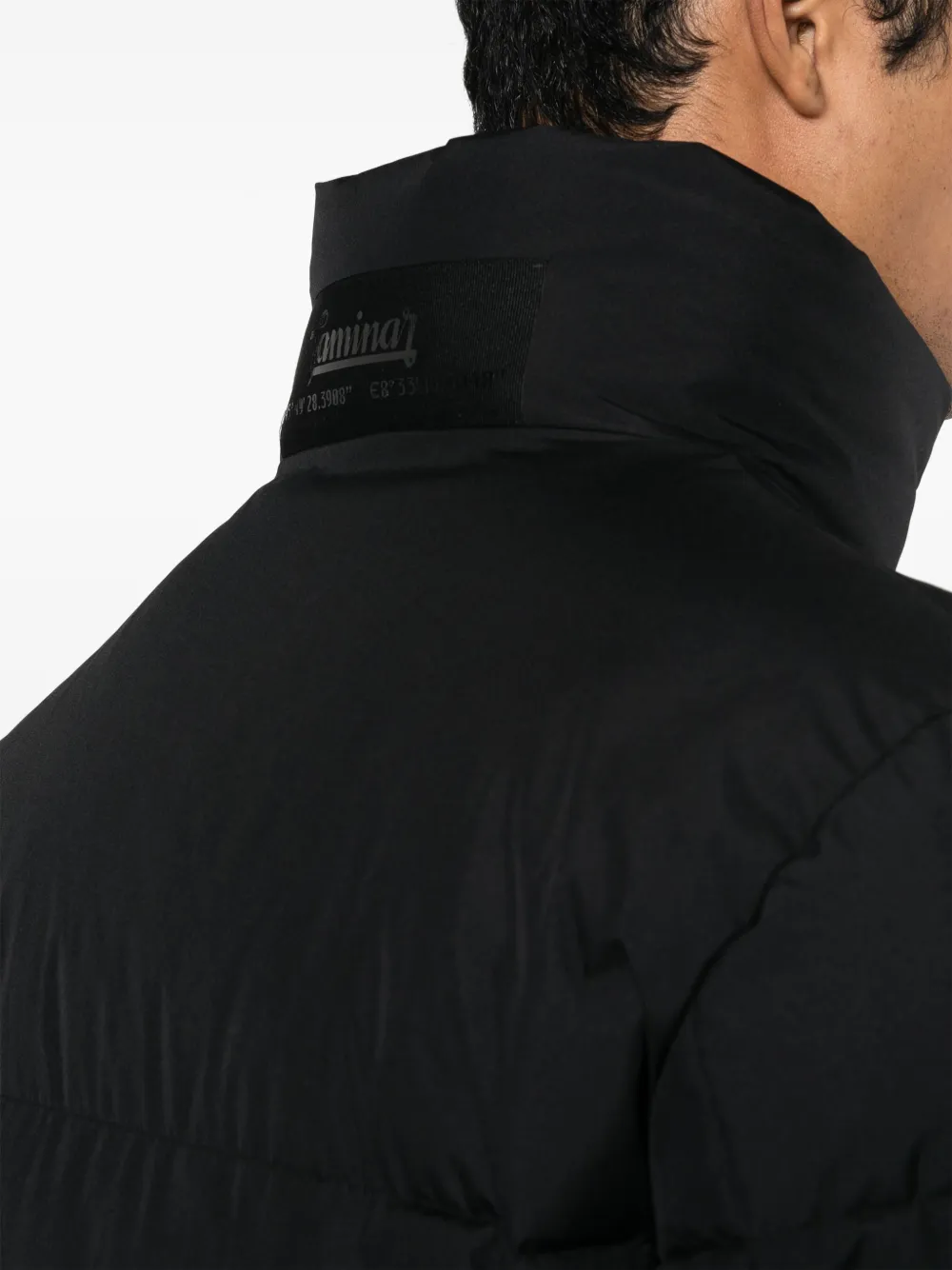 Shop Herno Laminar Padded Jacket In Schwarz