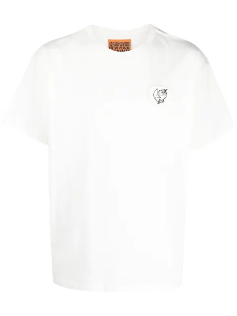 Sky High Farm text-print organic cotton T-shirt