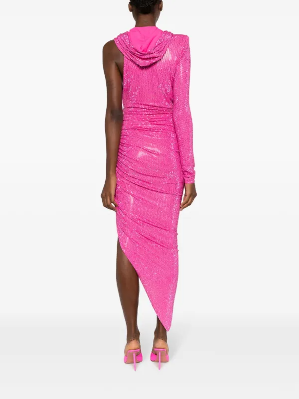 ALEXANDRE VAUTHIER 売れ筋商品|||アレクサンドル・ボーティエ Tシャツ トップス レディース Bodysuits Purple Alexandre Vauthier rhinestone-embellished Hooded Dress