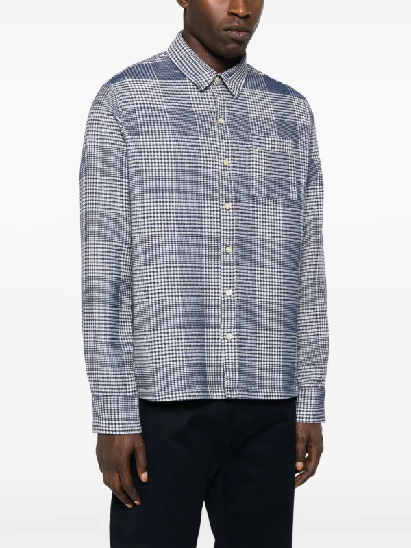 Foret Gentle Plaid Shirt Farfetch