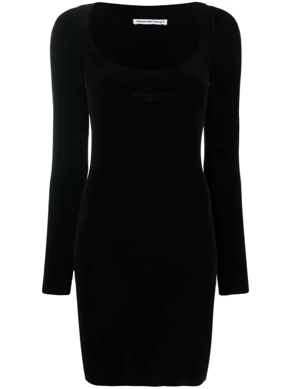 American apparel black velvet dress hotsell