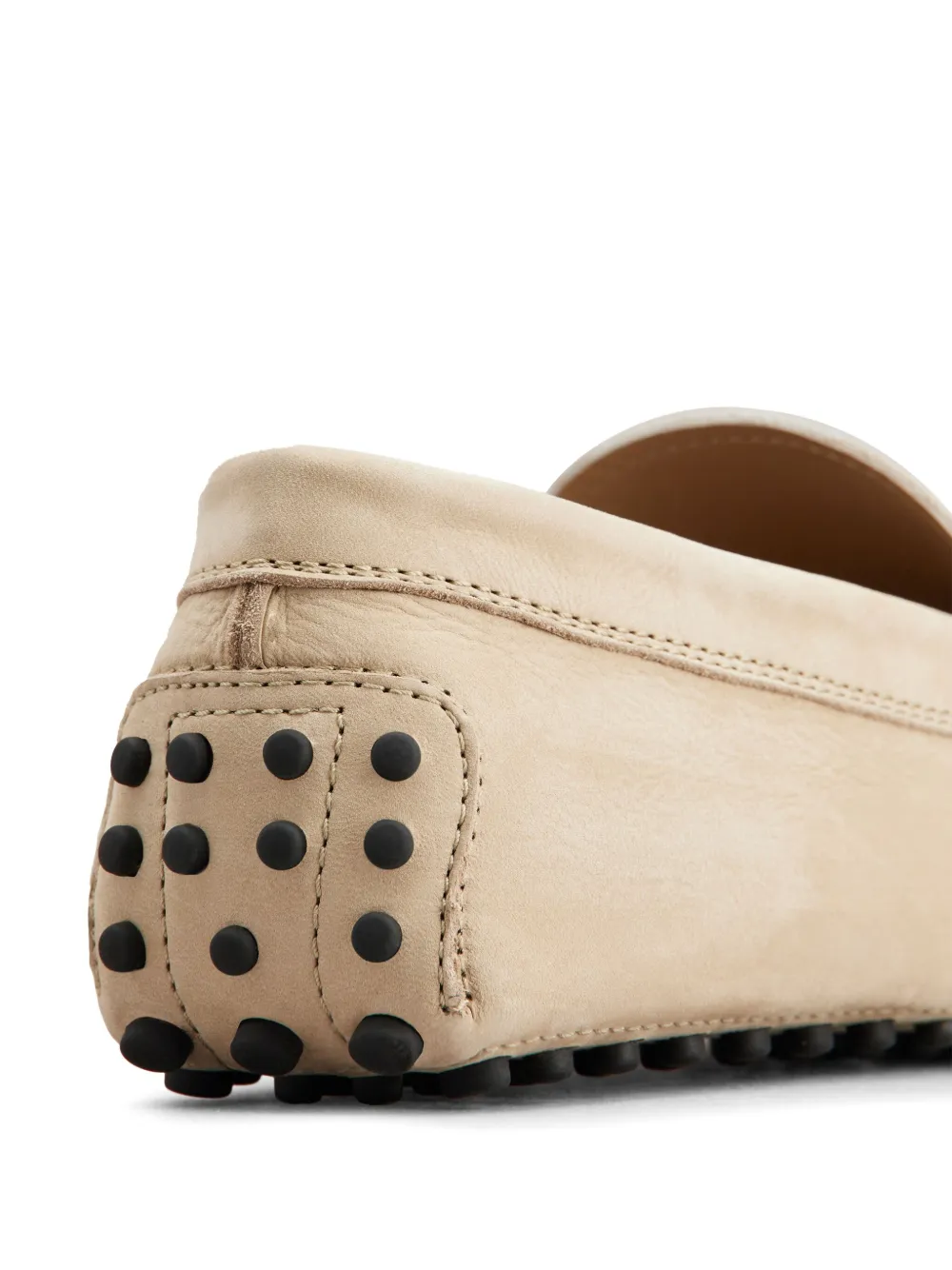 Shop Tod's Logo-debossed Leather Loafers In Neutrals