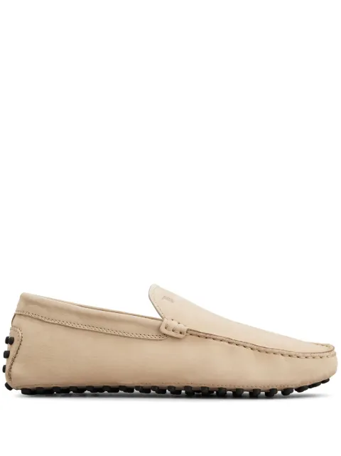 Tod's mocassins en daim à logo embossé 