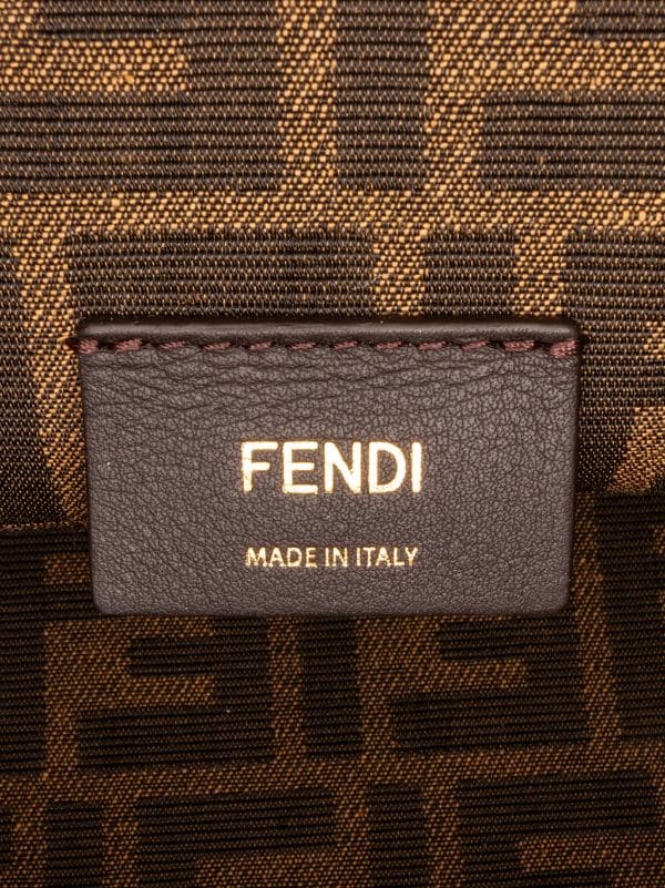 Fendi Pre-owned First Small Raffia Clutch Bag