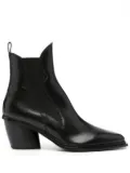 Sartore Western-style leather boots - Black