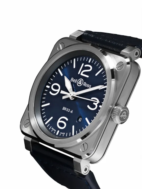 Bell & Ross BR 03 41mm | Blue | FARFETCH CA
