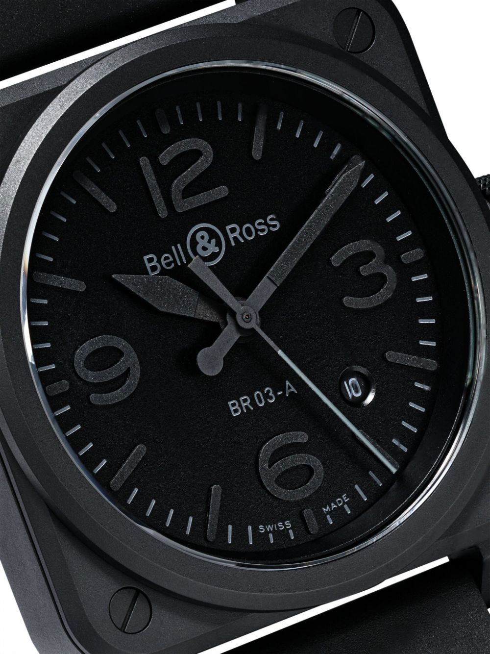 Shop Bell & Ross Br 03 Phantom 41 Mm In Black