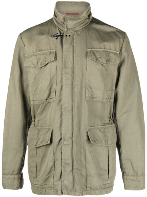 Fay hooded cotton field jacket