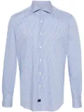 Fay striped poplin shirt - Blue